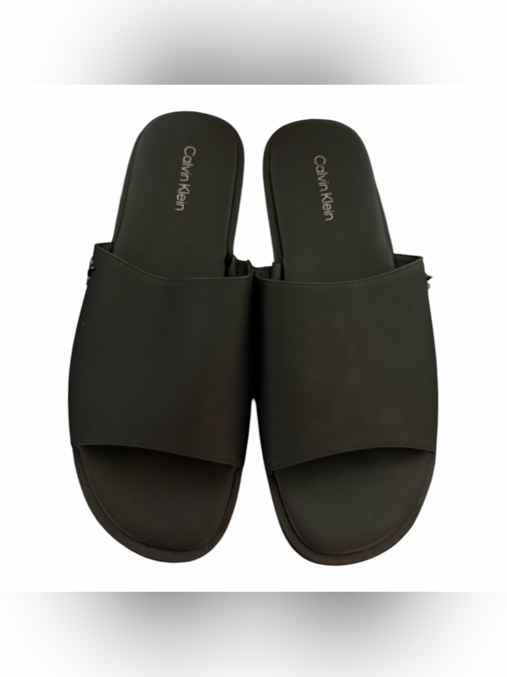 Calvin Klein Men’s Black Slide Sandals